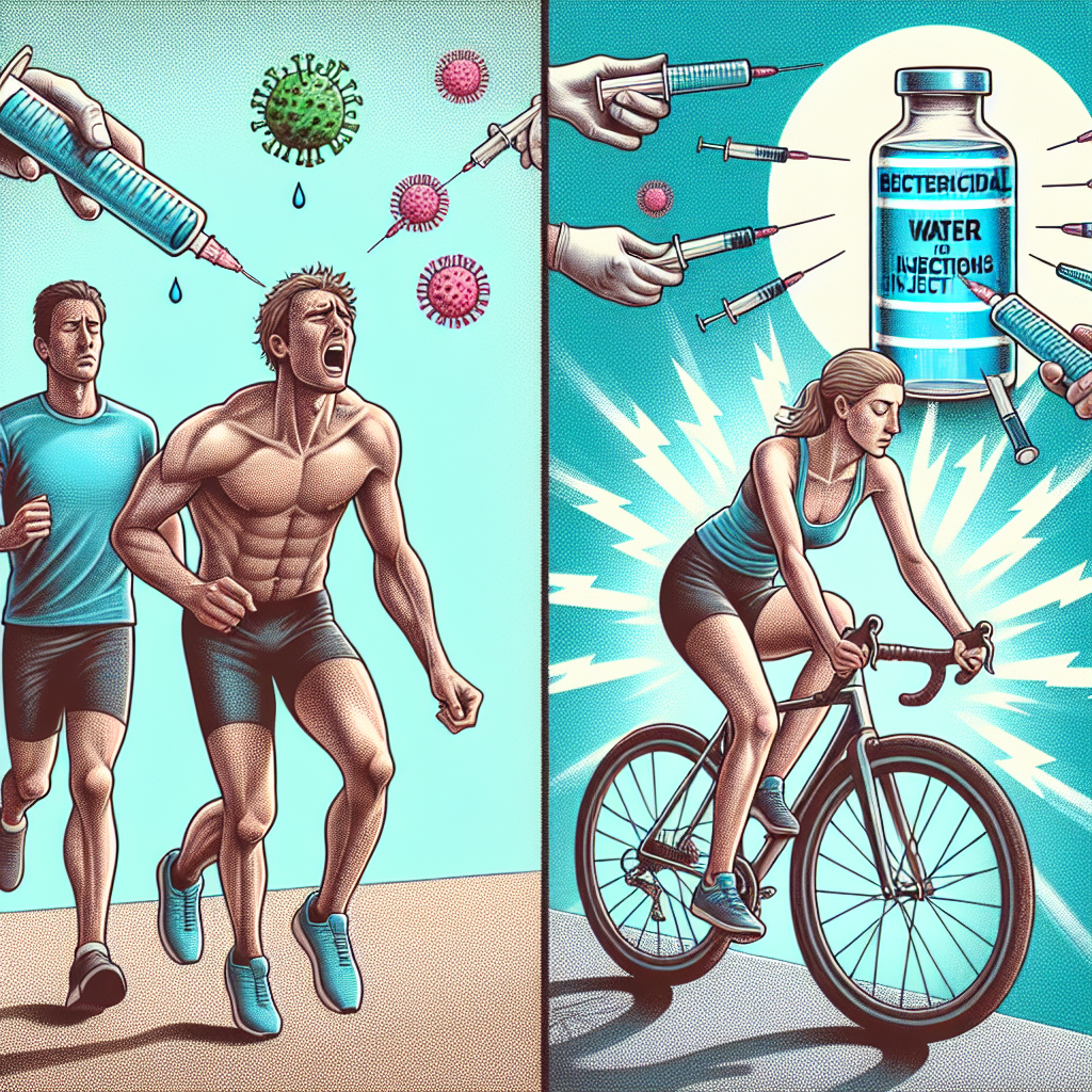 L'efficacia dell'acqua battericida per iniezioni nello sport